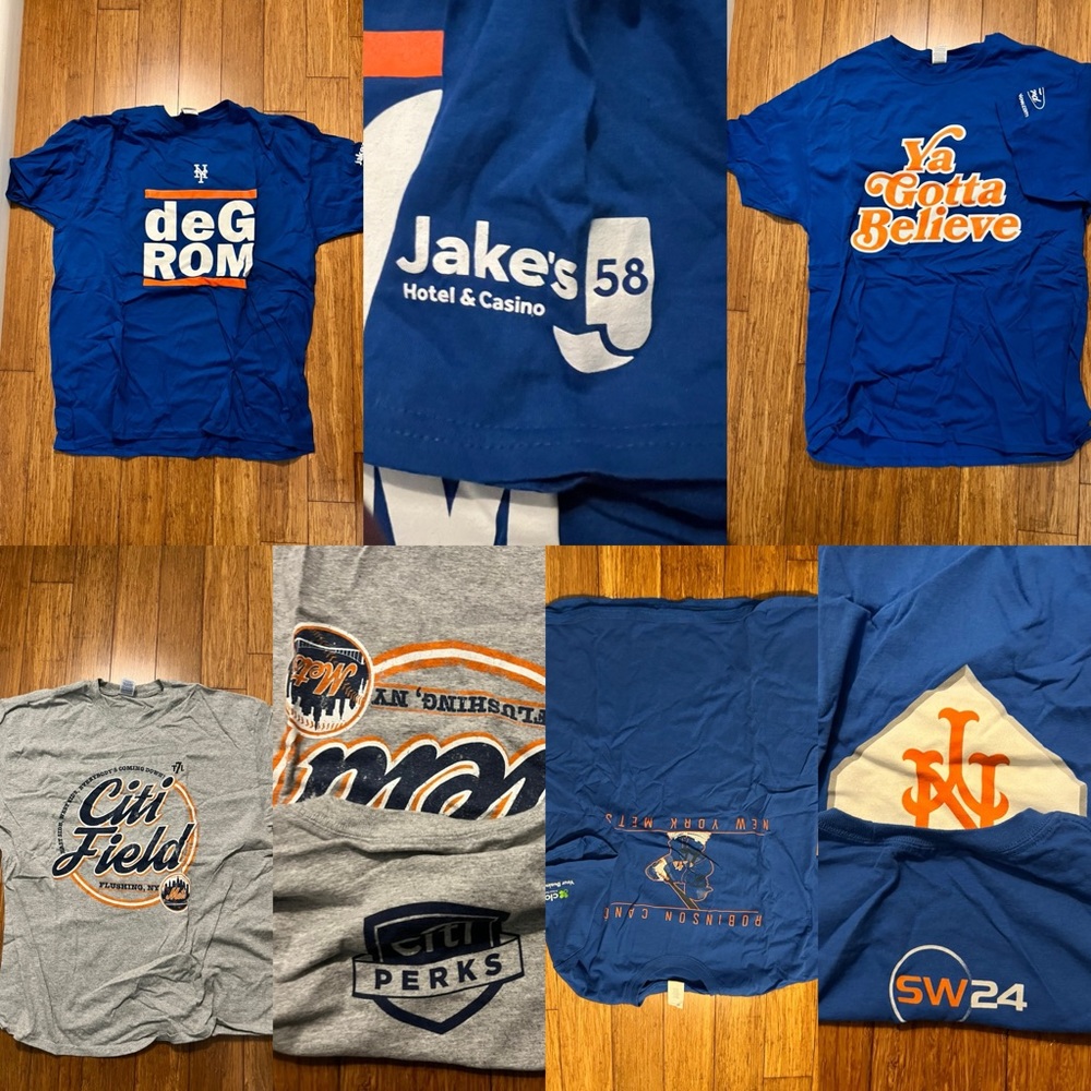 Lot of New York Mets SGA T-shirts